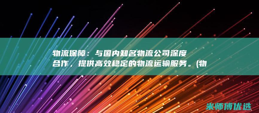 物流保障：与国内知名物流公司深度合作，提供高效稳定的物流运输服务。(物流保障是什么意思)