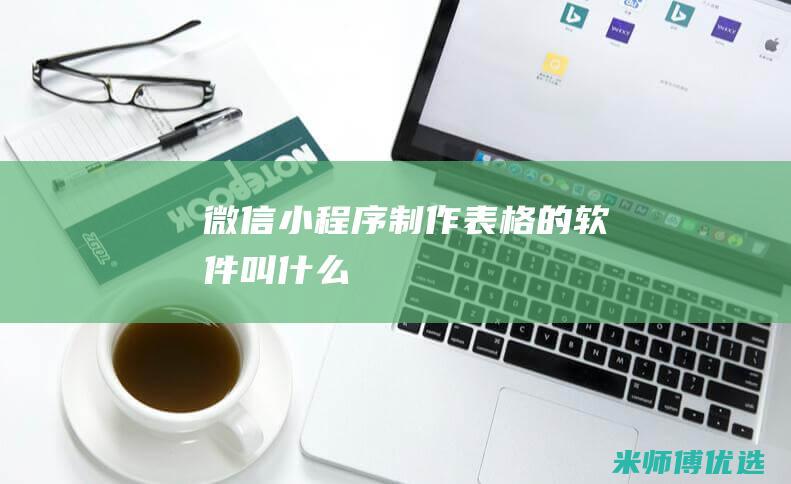 微信小程序制作表格的软件叫什么