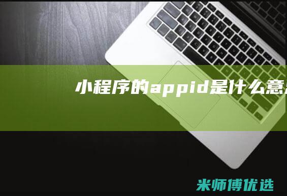 小程序的appid是什么意思