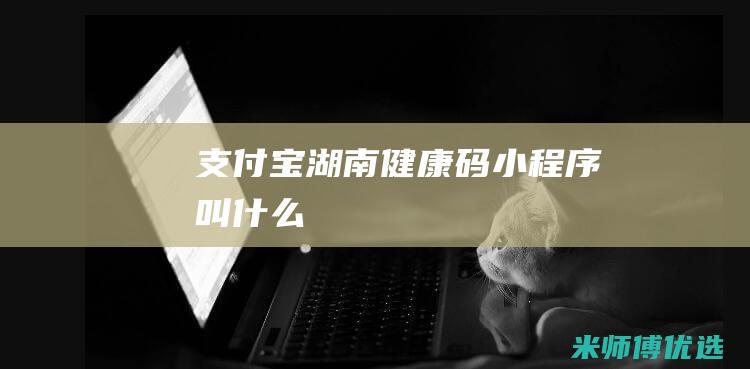 支付宝湖南码叫什么