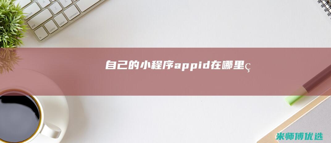 自己的小程序appid在哪里看