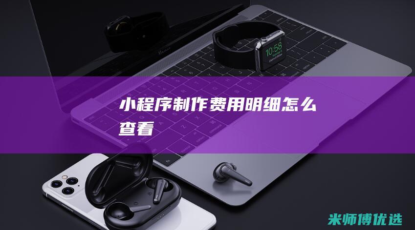 制作费用明细怎么查看