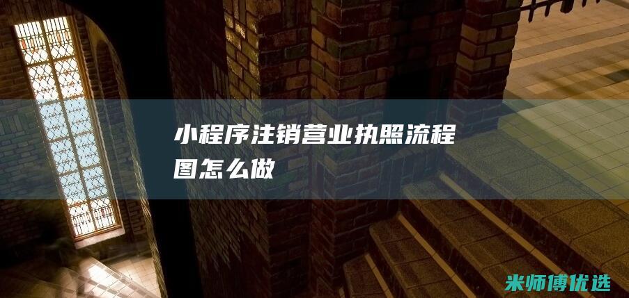 小程序注销营业执照流程图怎么做